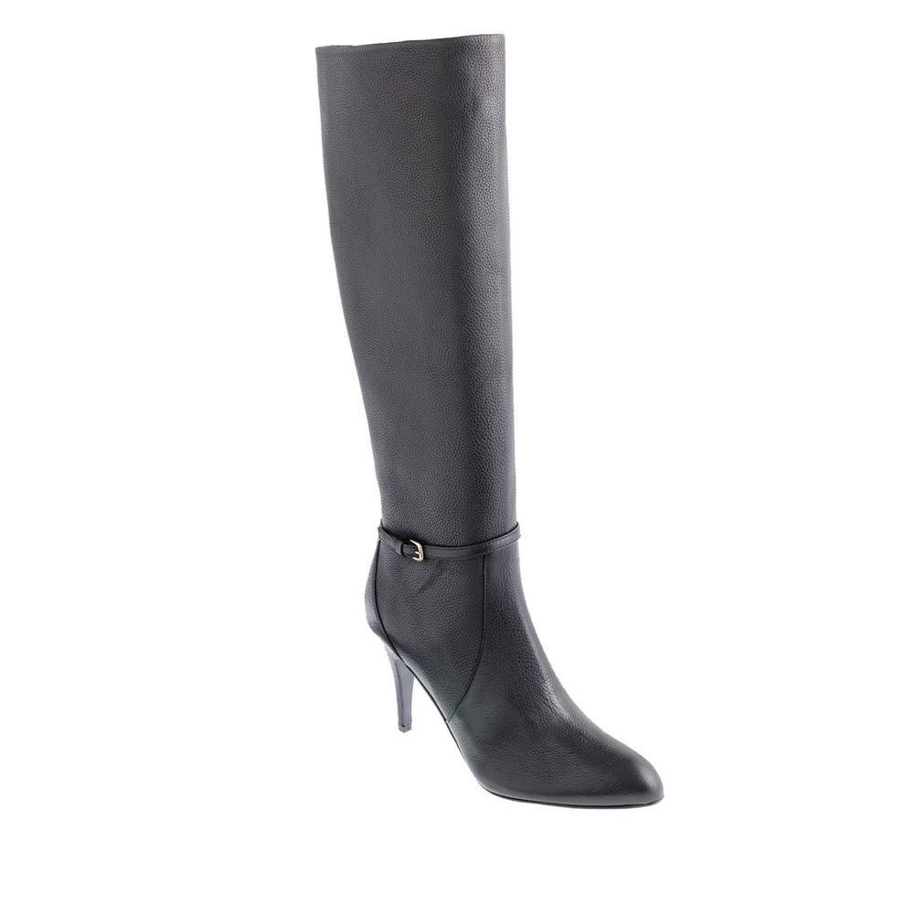 J. Crew Keegan High-Heeled Buckle Boots